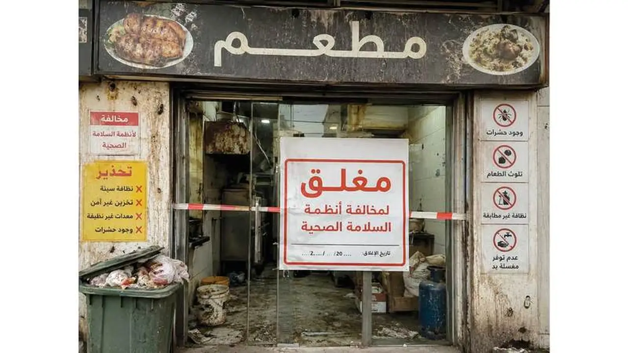 إغلاق 69 منشأة غذائية في أبوظبي بسبب مشاكل صحية خطيرة